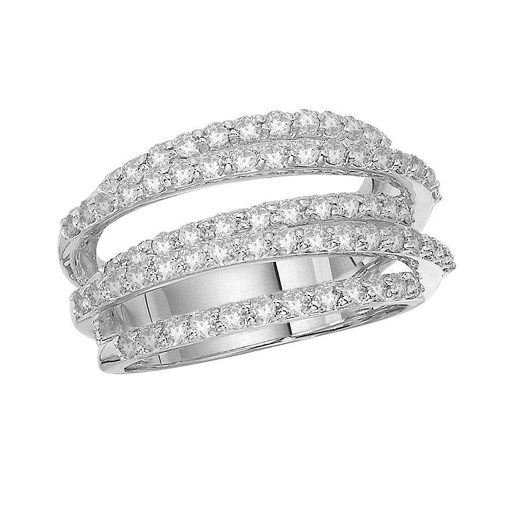 Diamond Multi Row Ring – Honeybee Collection