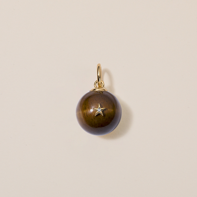 Morning Star Charm - Tiger's Eye