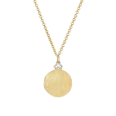 Classic Diamond Trefoil Locket Necklace