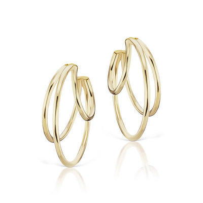 Echo III Hoop Earrings