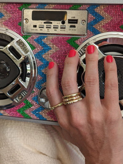 The Crew Stacking Ring - Diamond