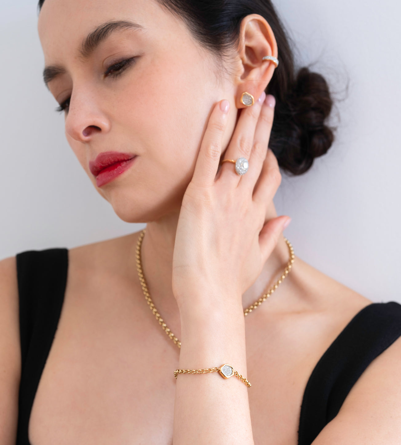 Wax Seal Diamond Bracelet