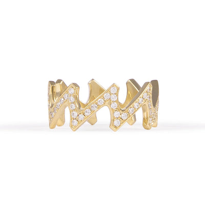 Indra Diamond Band Ring