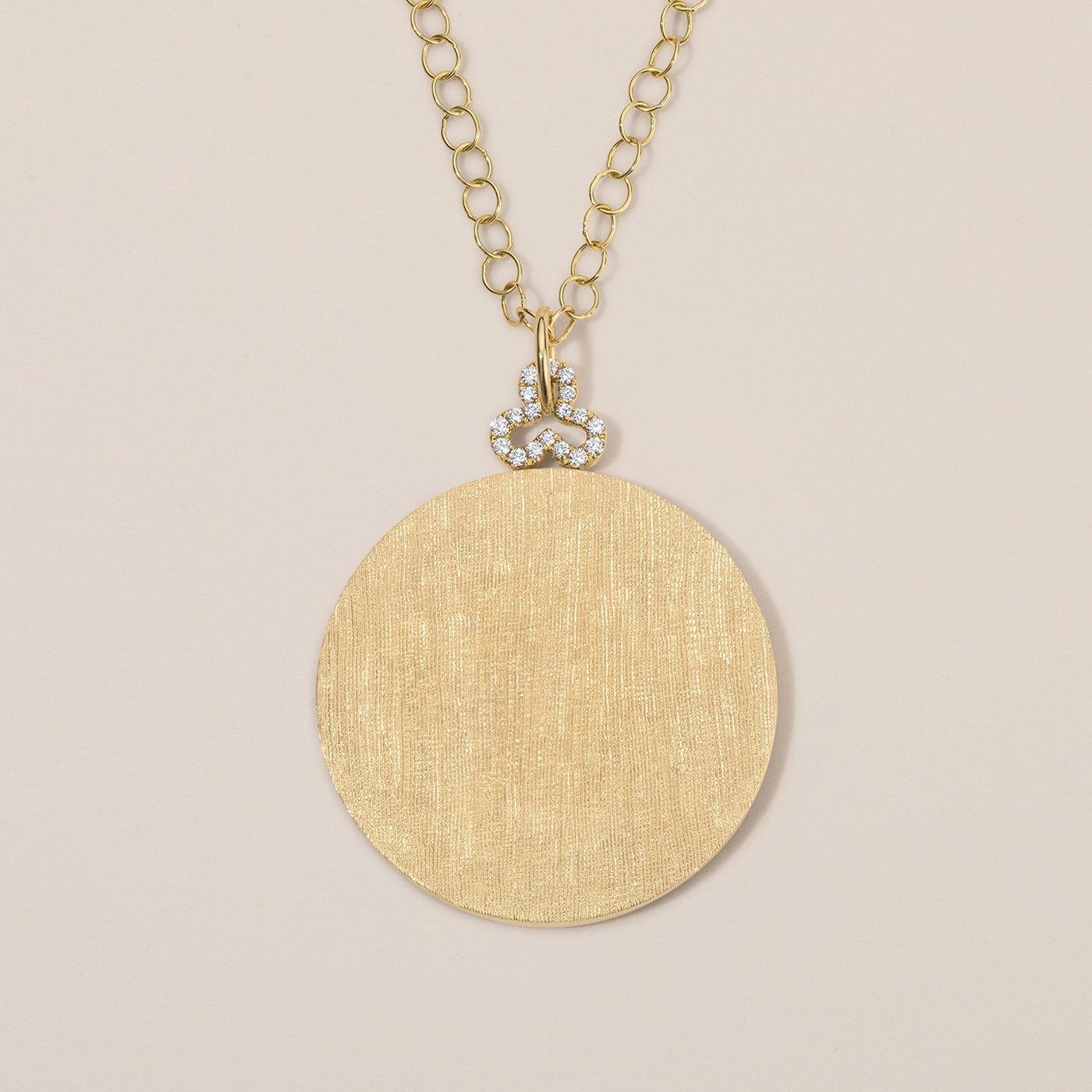 Deluxe Diamond Trefoil Locket