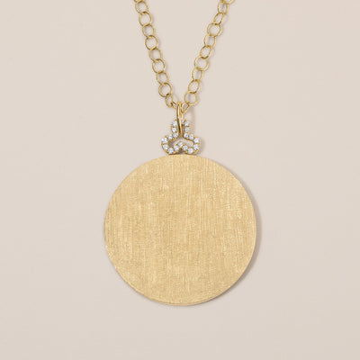 Deluxe Diamond Trefoil Locket