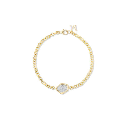 Wax Seal Diamond Bracelet