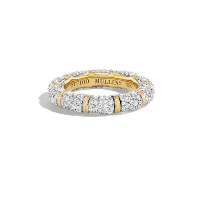 Signature Pinky Promise Lover's Knot Pave Diamond RIng