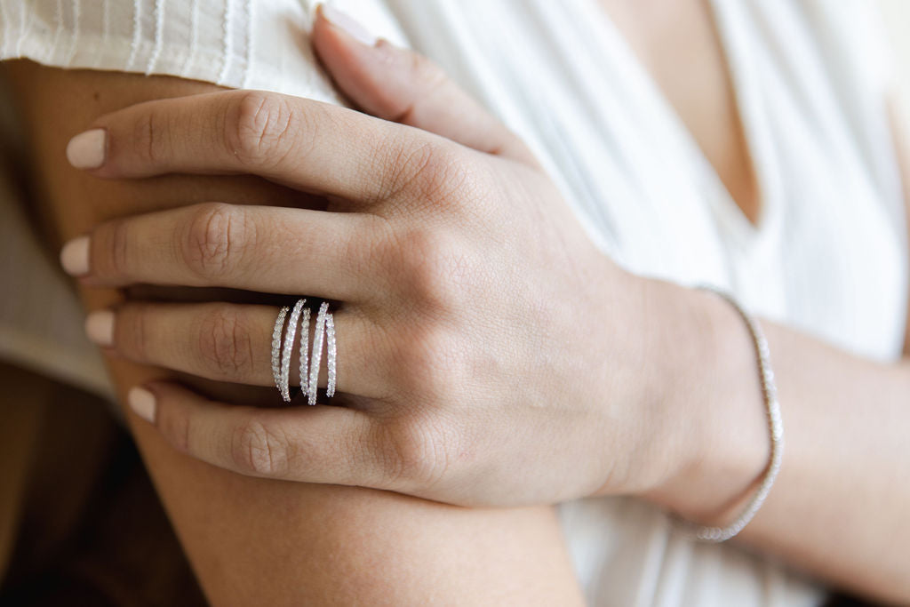 Multi Based Ring Multi band wedding ring 60 photos - Vianawedding.com