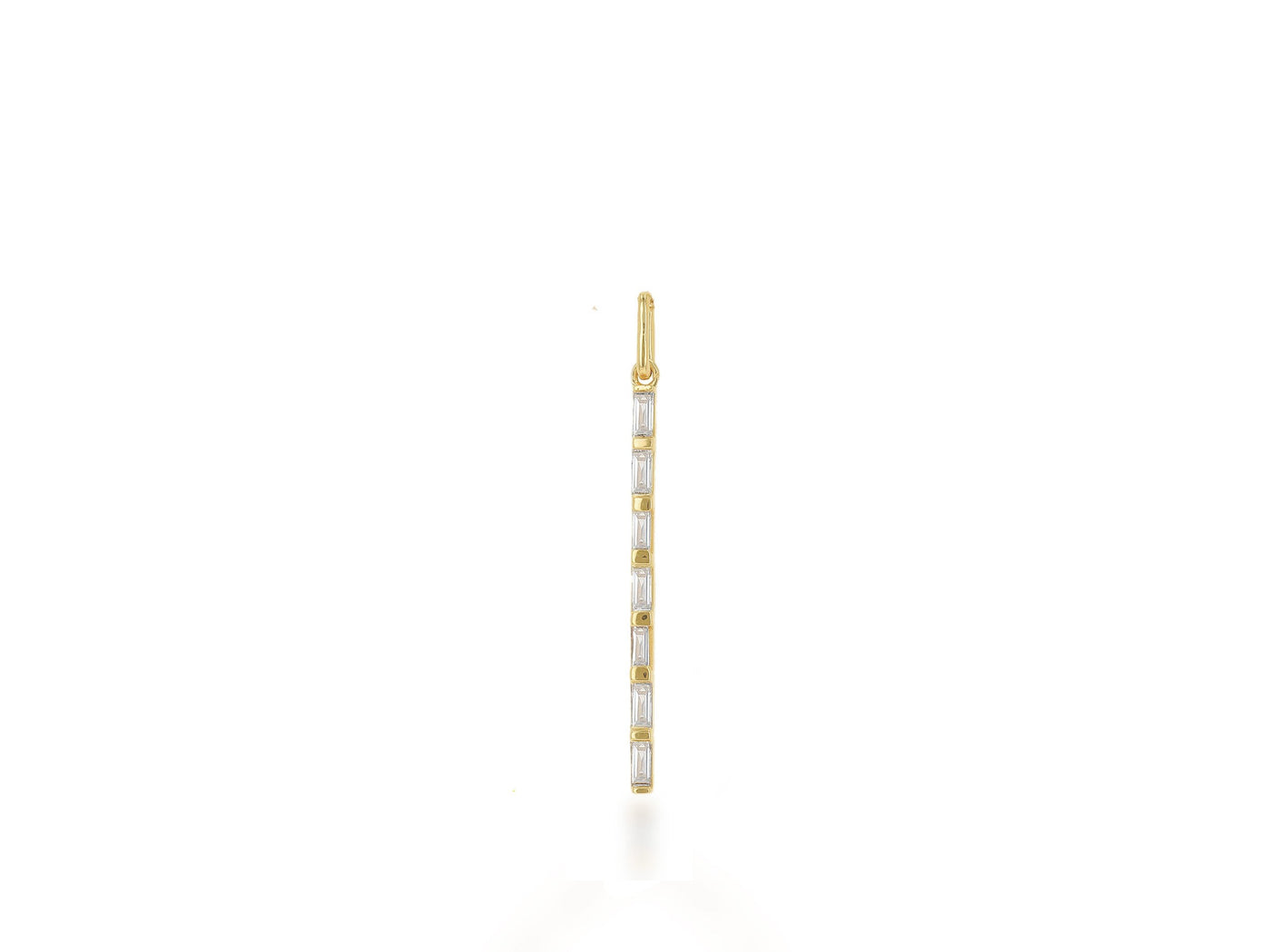 Baguette Diamond Stick Charm